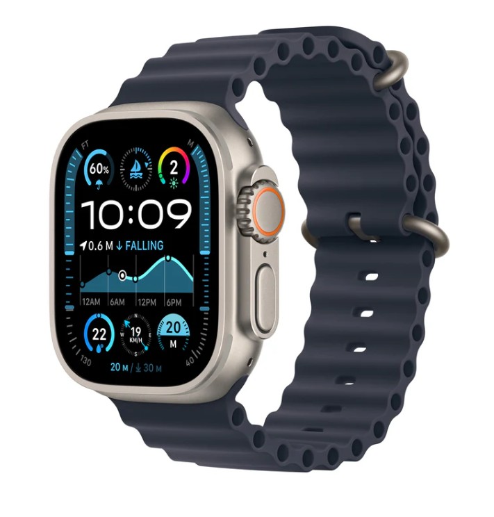 Apple Watch Ultra 2(2024) Cellular 49mm Black Titanium Case Black Ocean Band